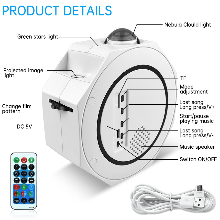 Expollo™ - Galaxy LED Projector